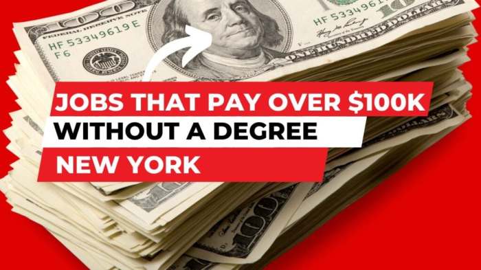 13 Jobs that Pay over 0K a year without a Degree in New York (video ...
